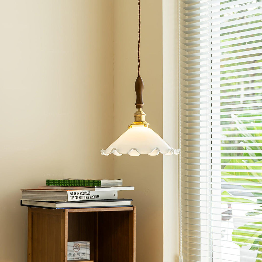 Solara hanglamp - vintage golvende glazen kap