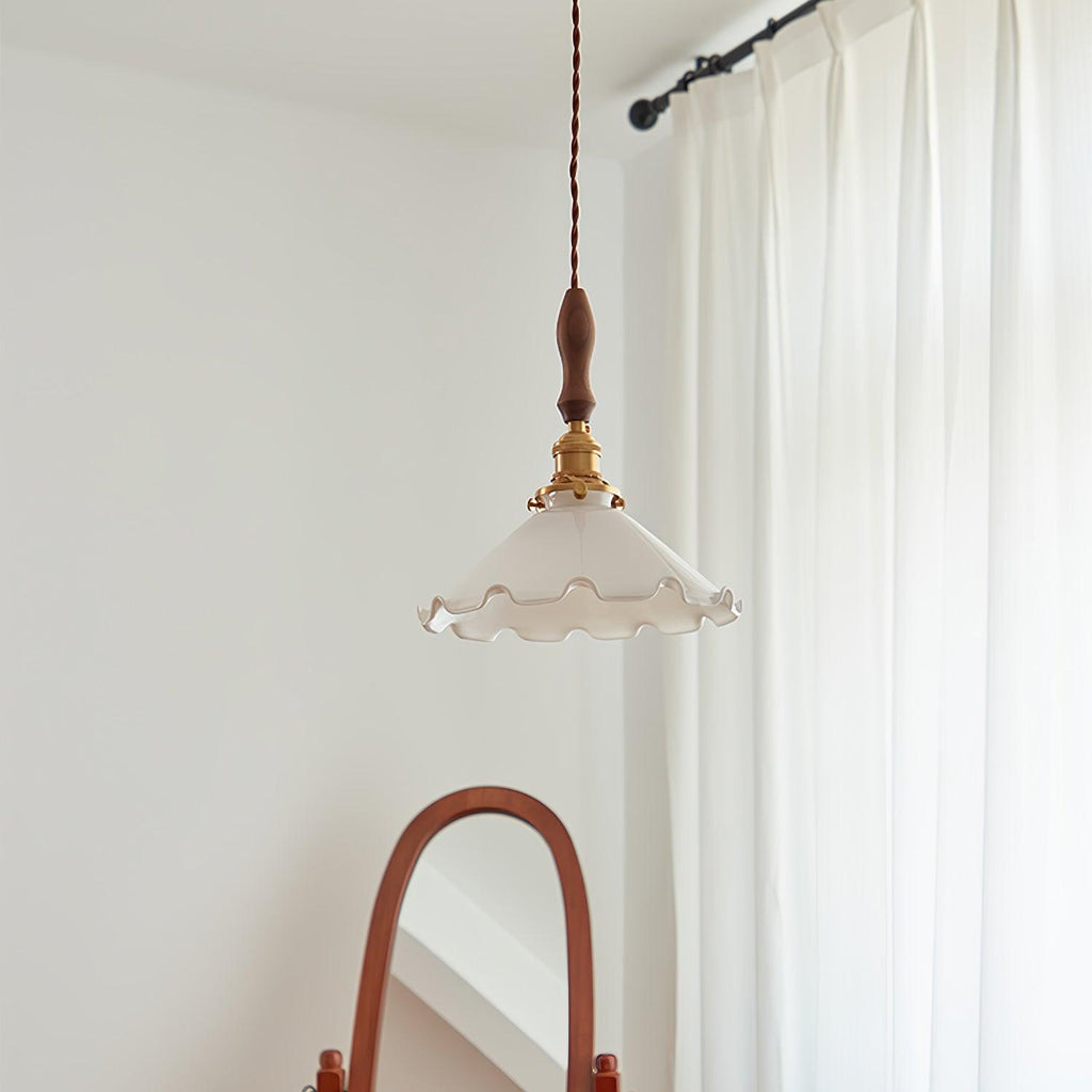Solara hanglamp - vintage golvende glazen kap