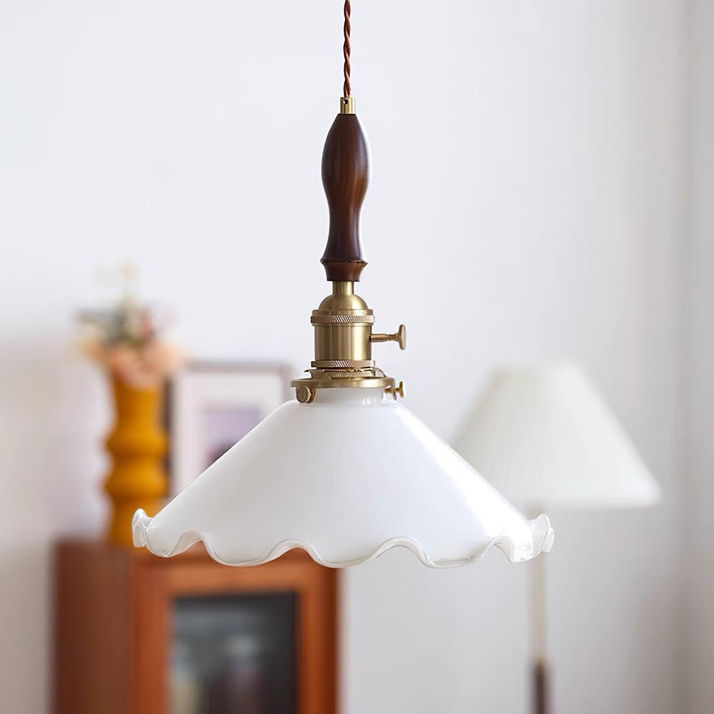 Solara hanglamp - vintage golvende glazen kap