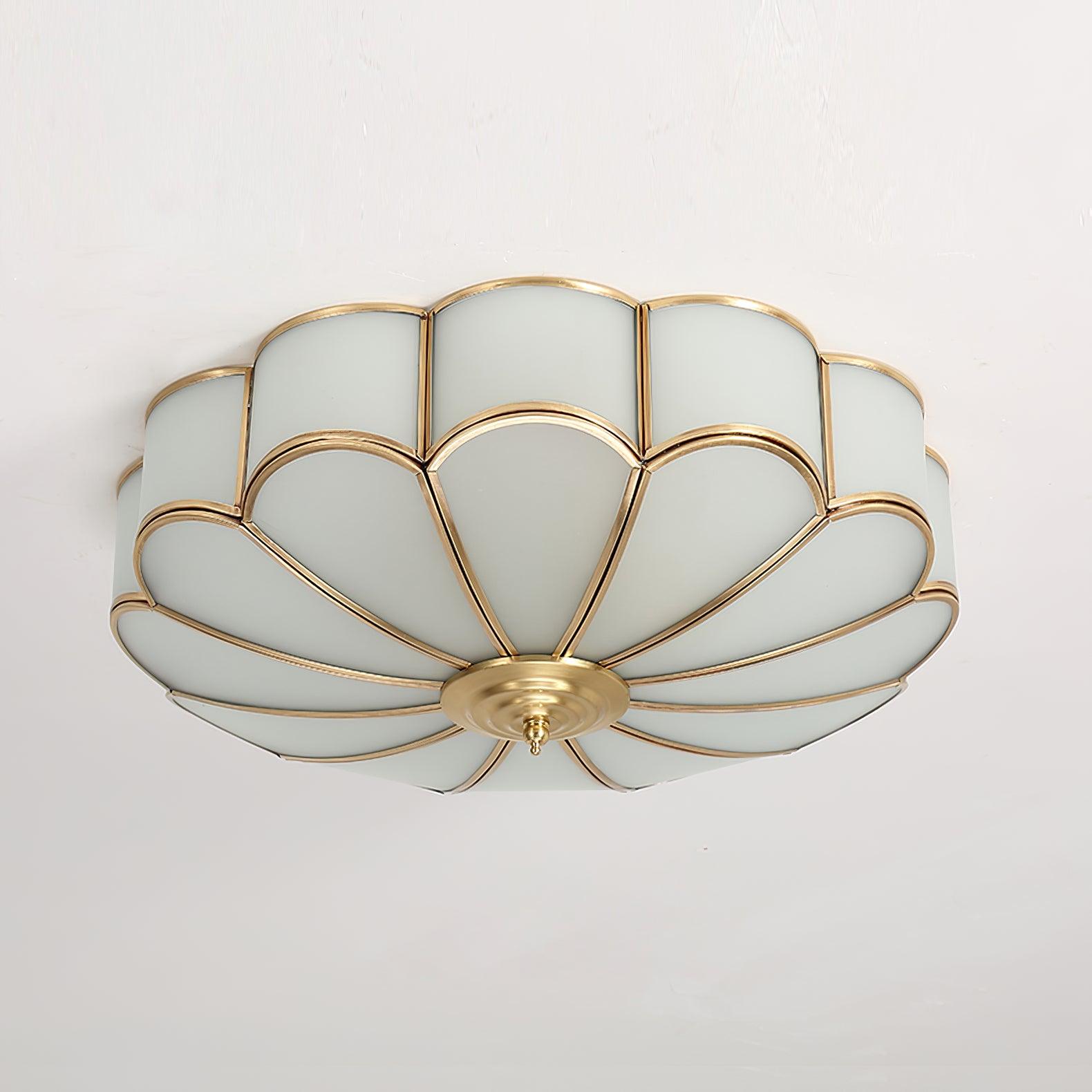 Flower Shape Glass Recessed Ceiling Light - Vakkerlight