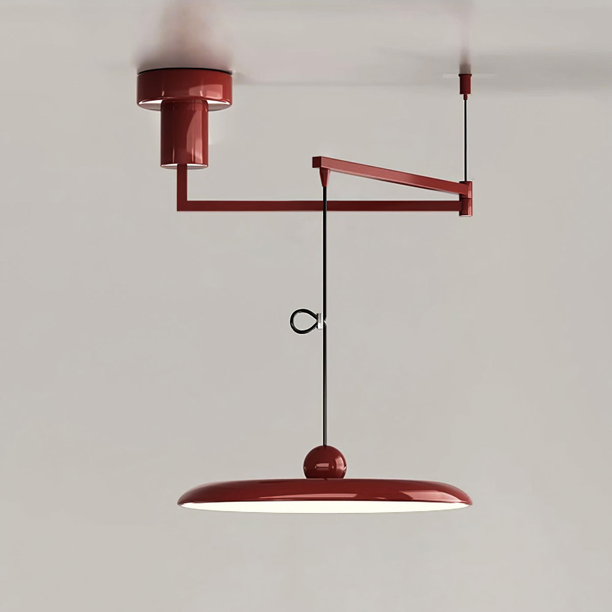 Verstellbare Metall-Pendelleuchte - dimmbare LED, 40/50 cm, 5 Farben