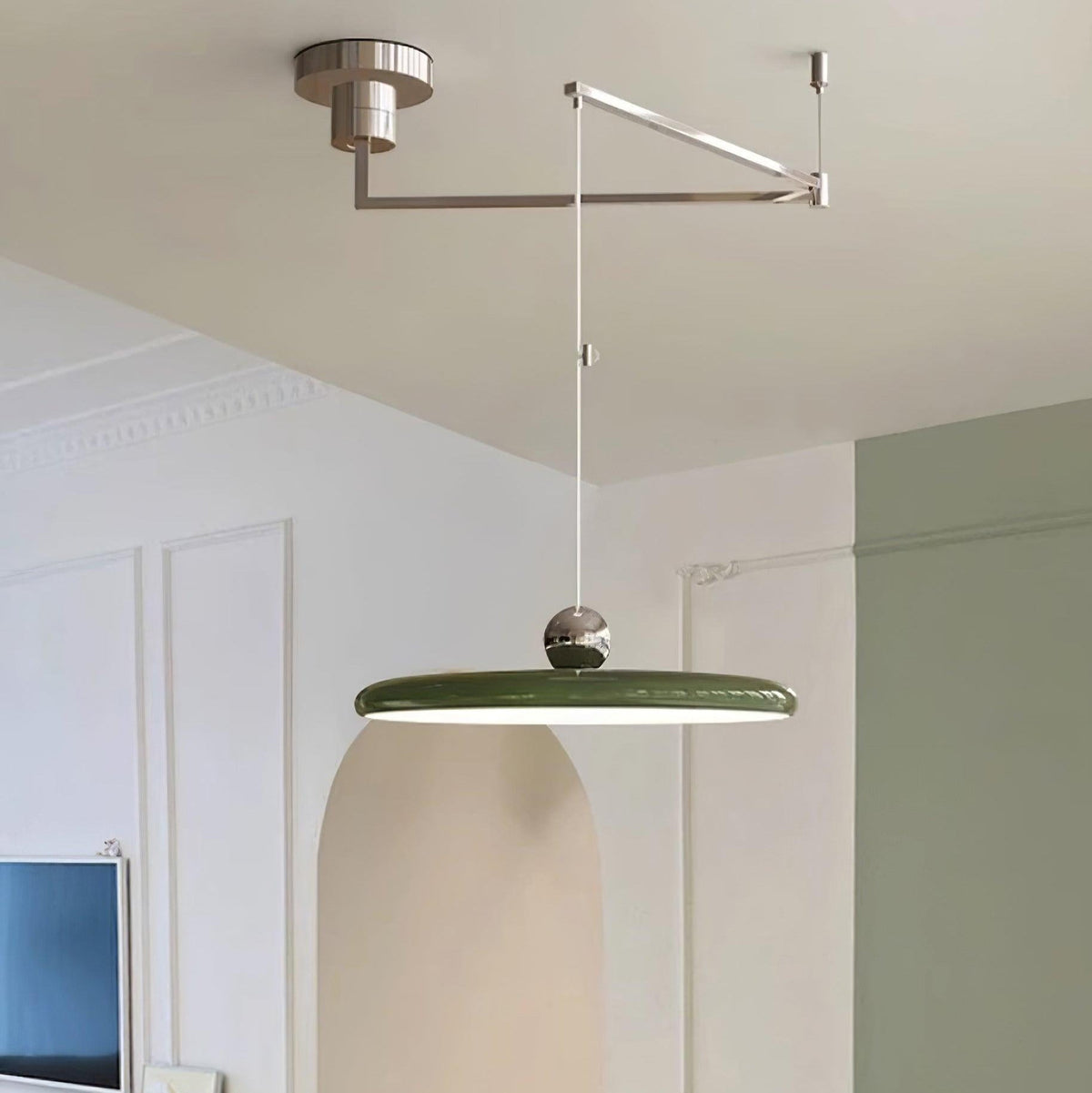 Verstellbare Metall-Pendelleuchte - dimmbare LED, 40/50 cm, 5 Farben