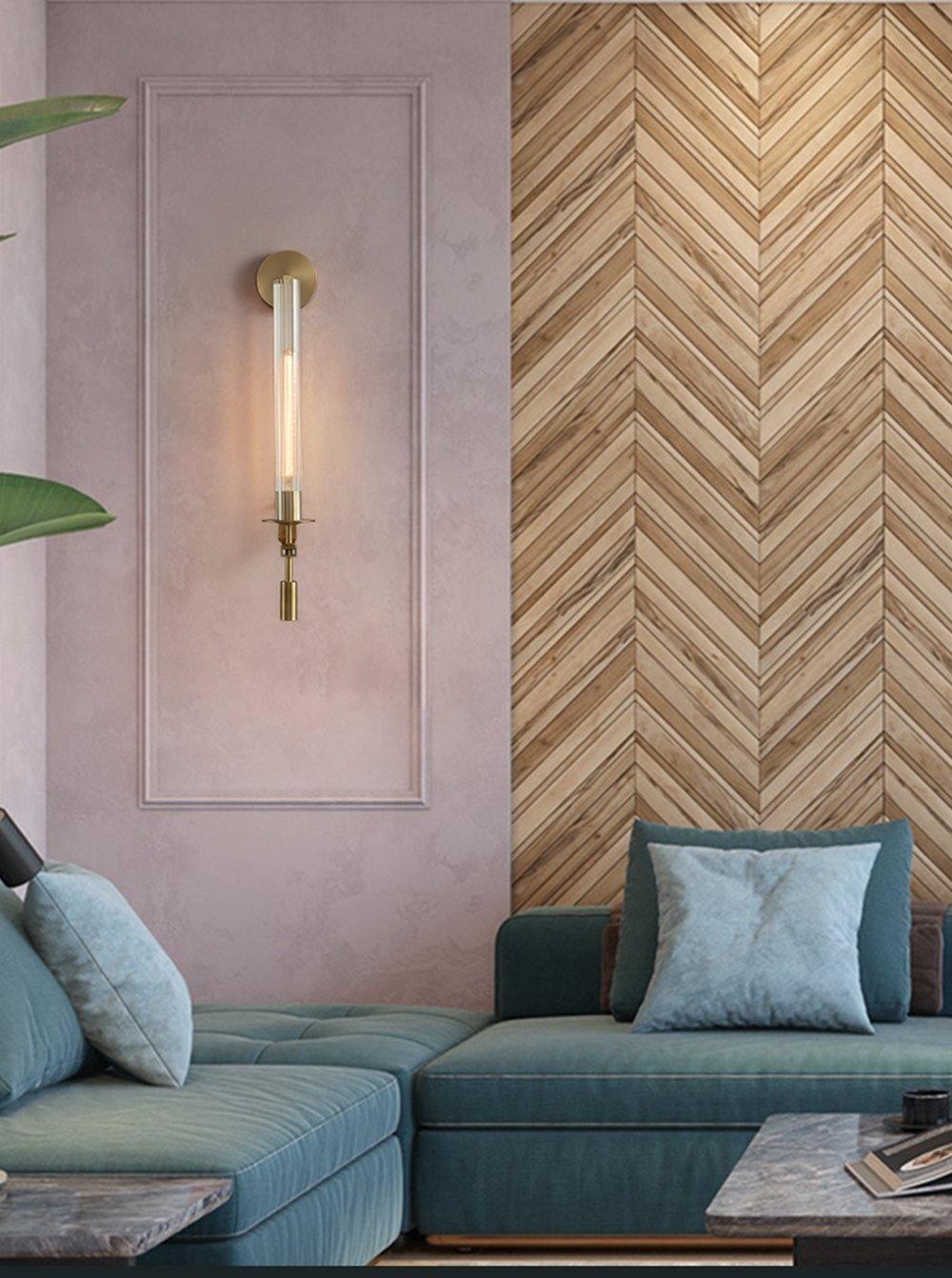Wandleuchte im französischen Klassizismus – architektonisches Zylinderdesign