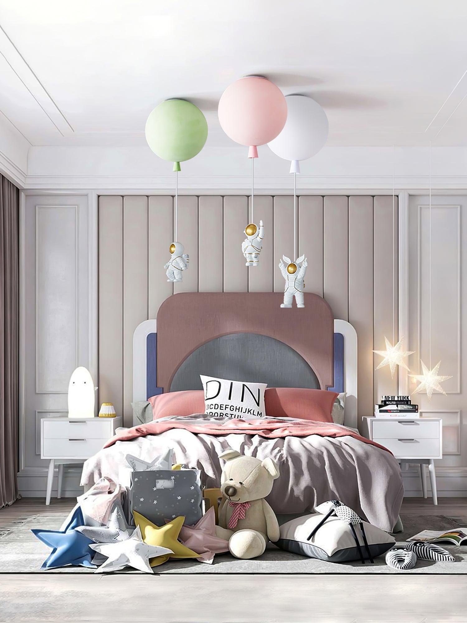 Frosted Balloon Style Ceiling Pendant Light