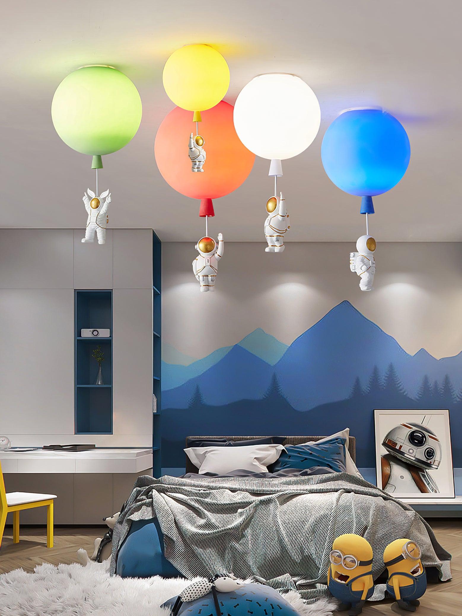 Frosted Balloon Style Ceiling Pendant Light