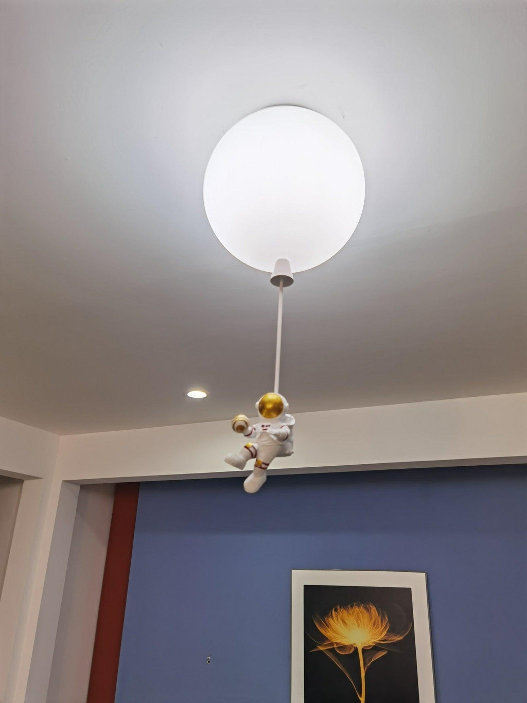 Frosted Balloon Style Ceiling Pendant Light
