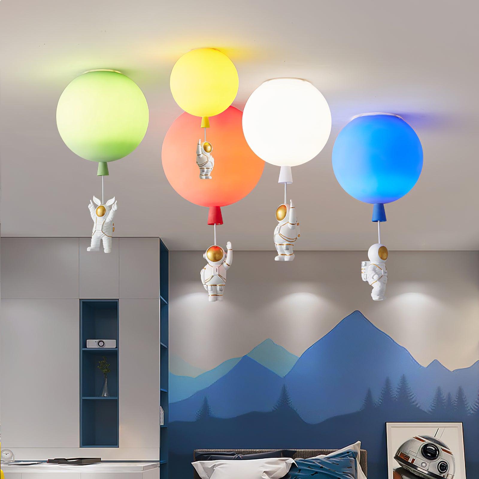 Frosted Balloon Style Ceiling Pendant Light