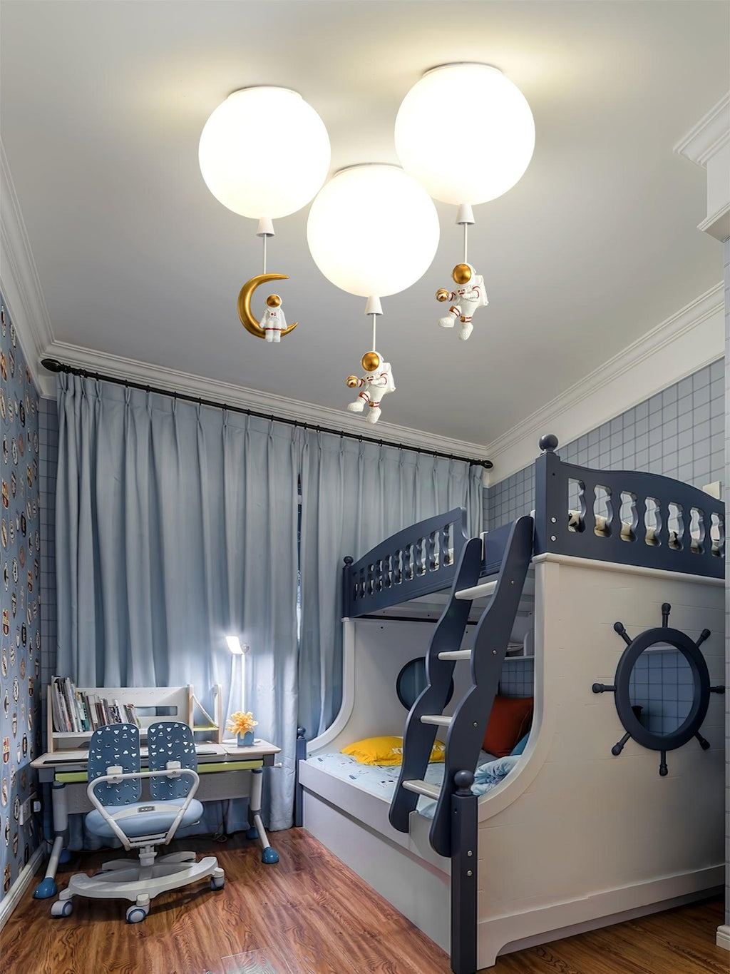Frosted Balloon Style Ceiling Pendant Light