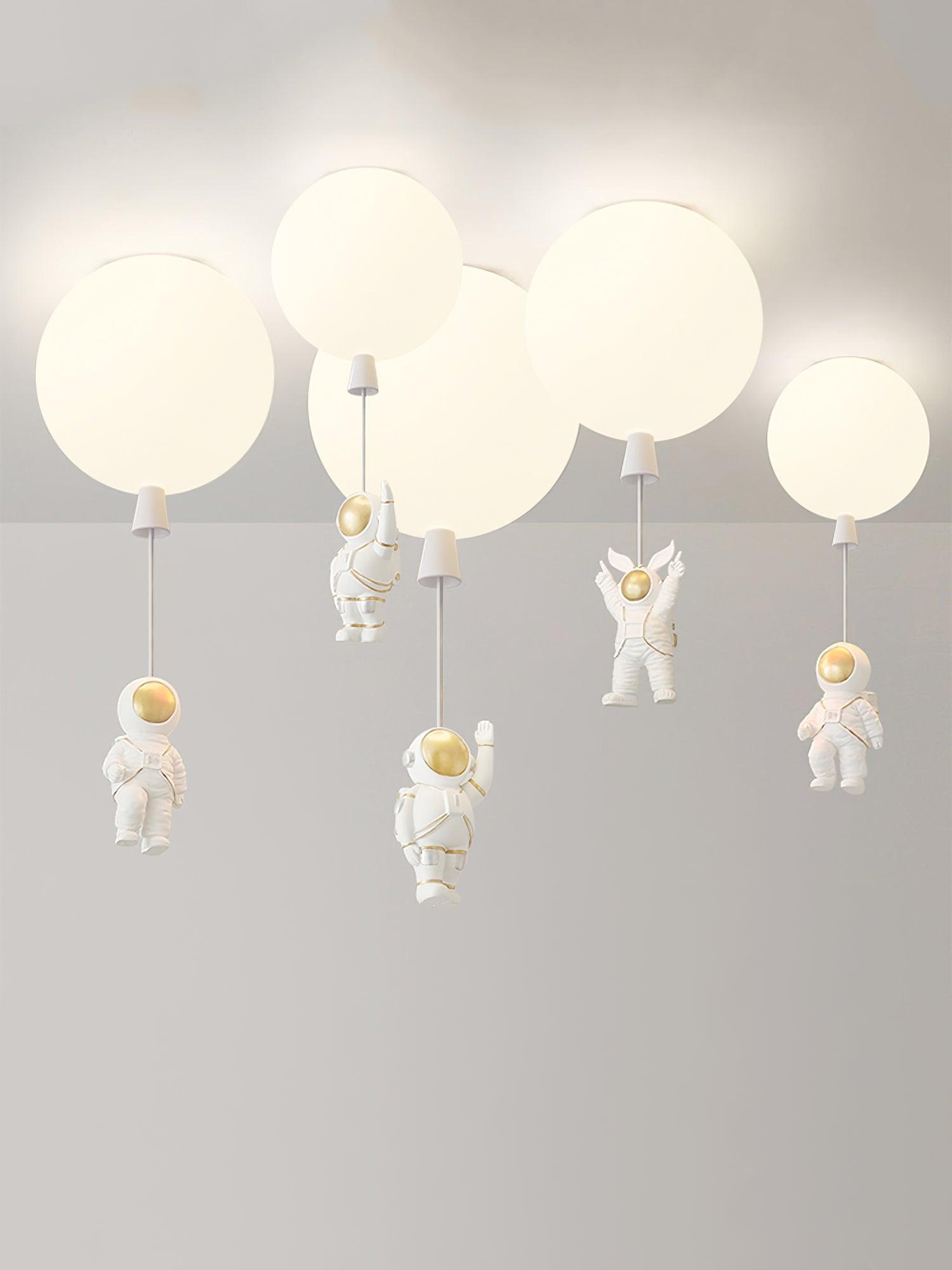 Frosted Balloon Style Ceiling Pendant Light
