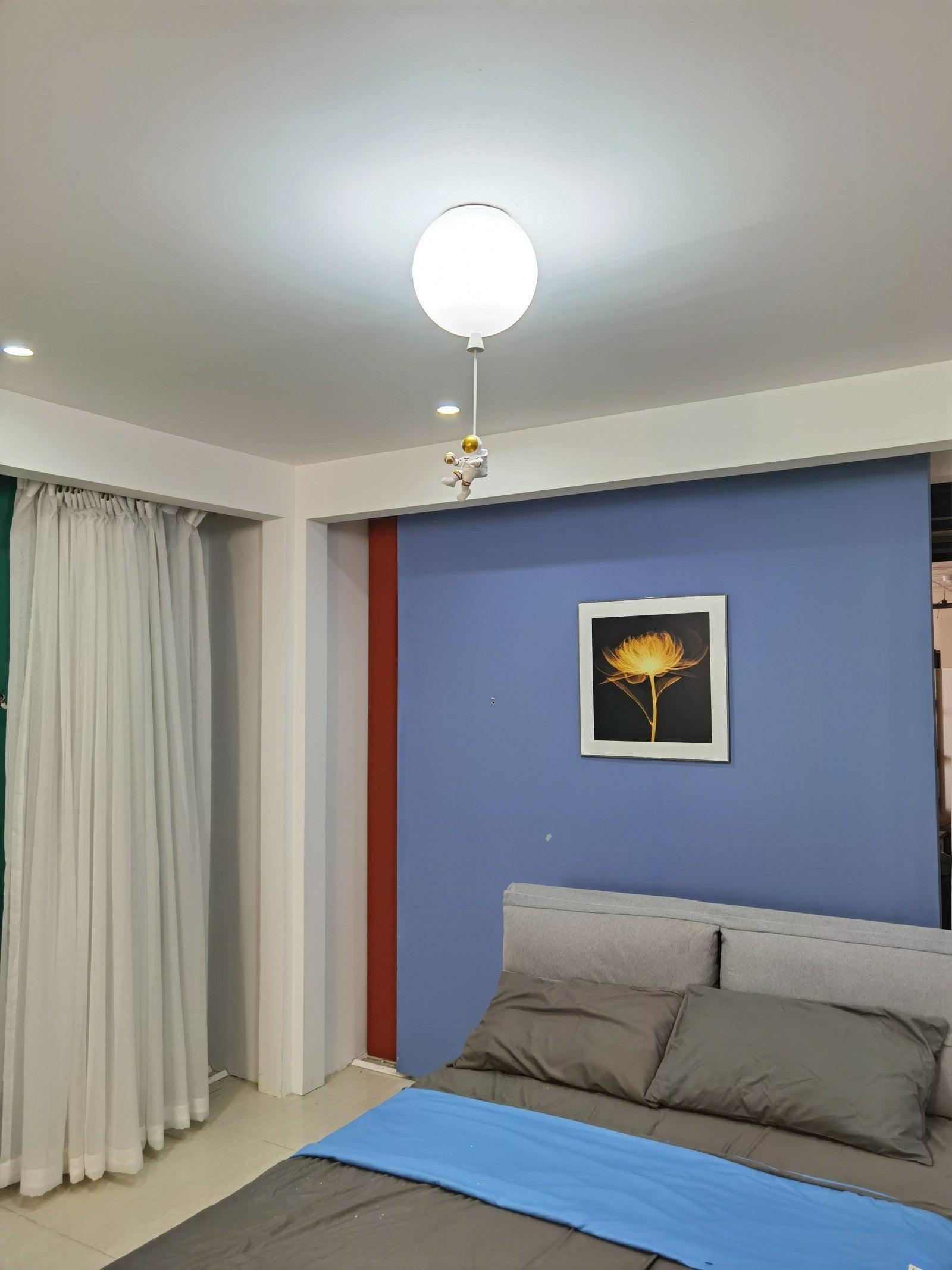 Frosted Balloon Style Ceiling Pendant Light