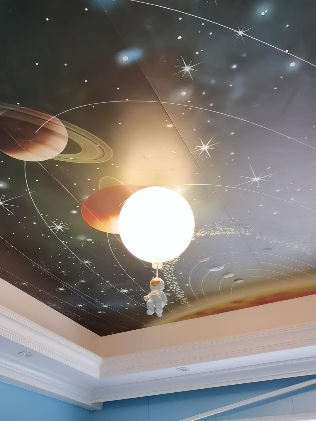 Frosted Balloon Style Ceiling Pendant Light