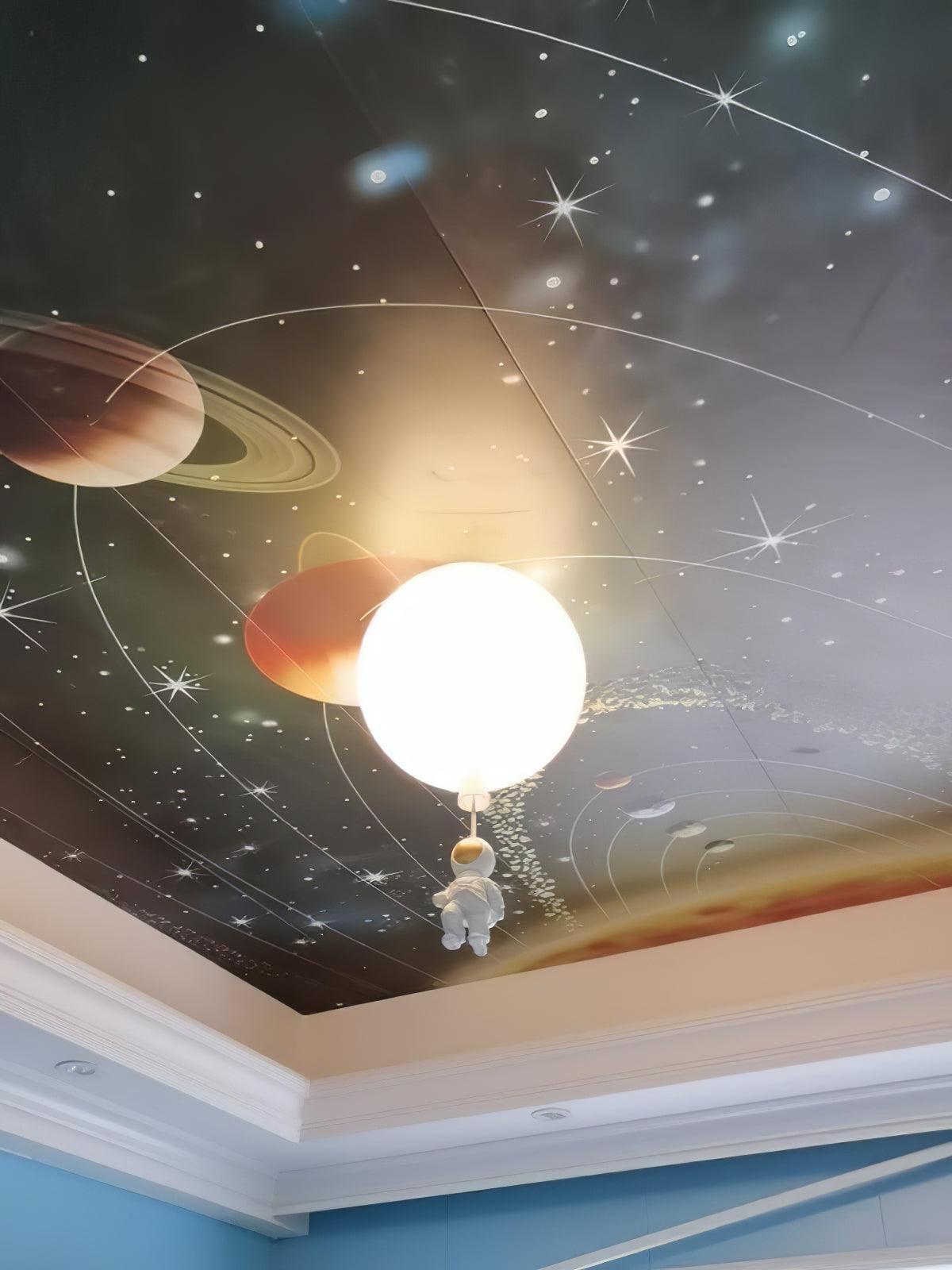 Frosted Balloon Style Ceiling Pendant Light