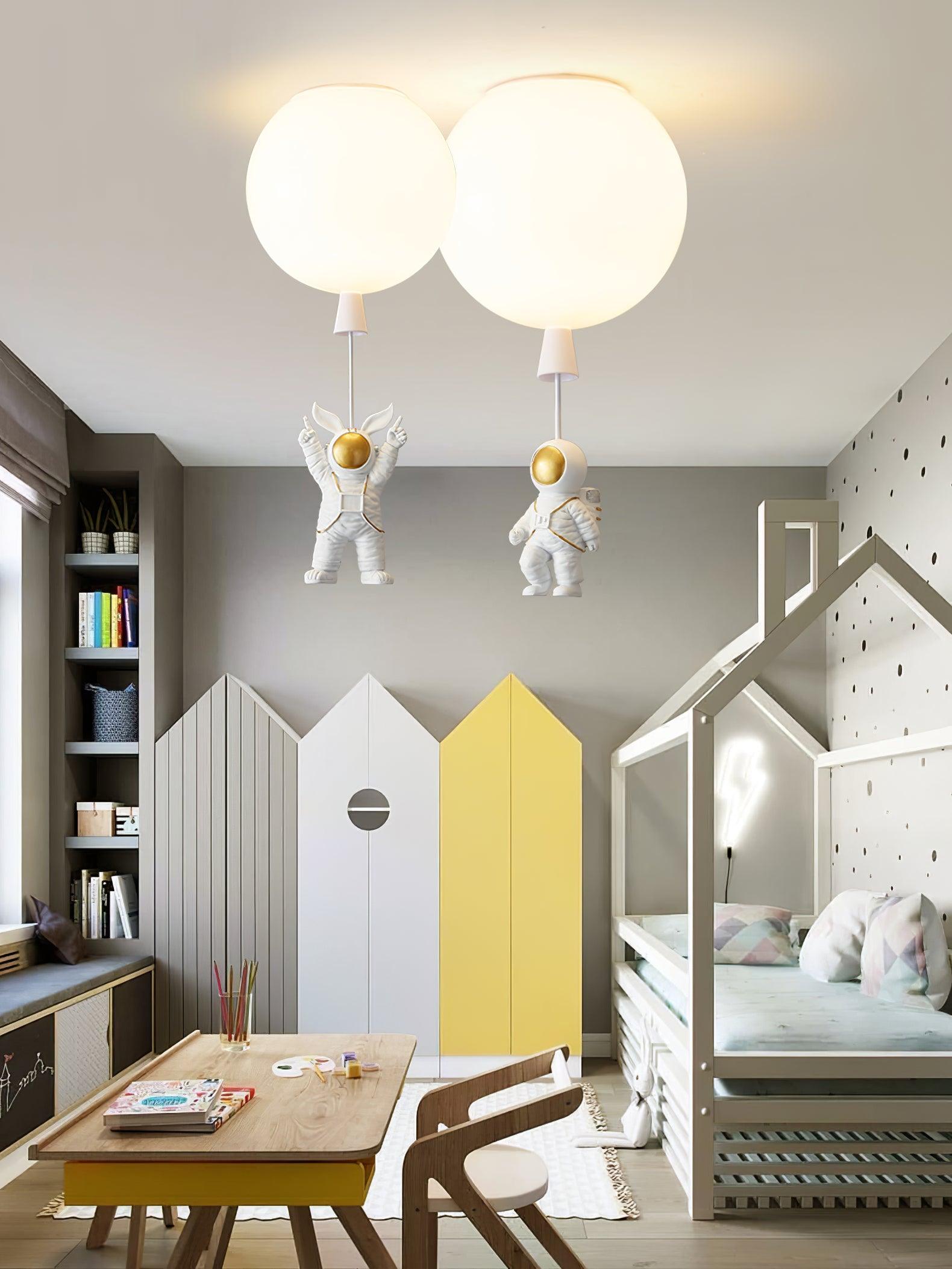 Frosted Balloon Style Ceiling Pendant Light