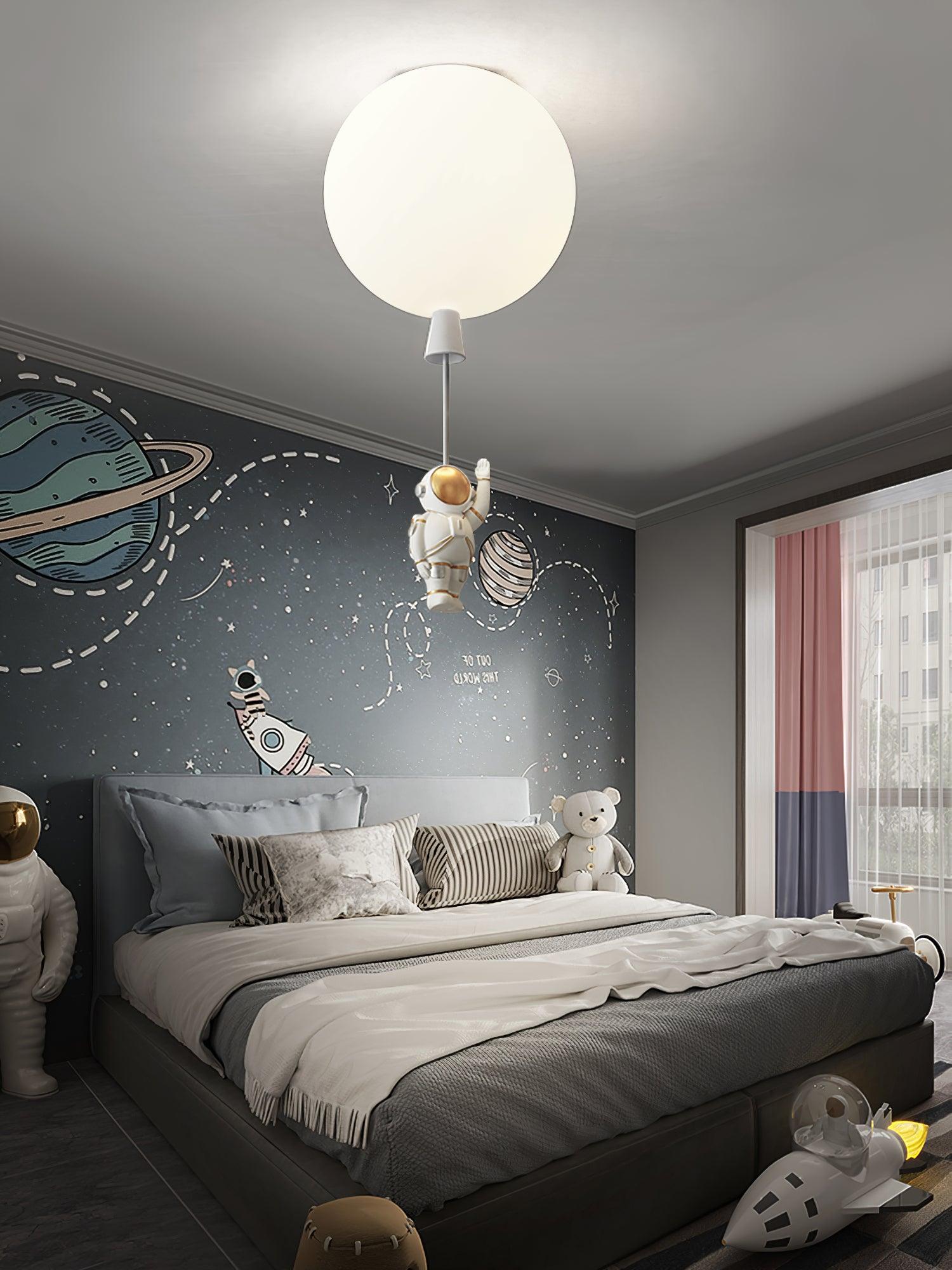 Frosted Balloon Style Ceiling Pendant Light