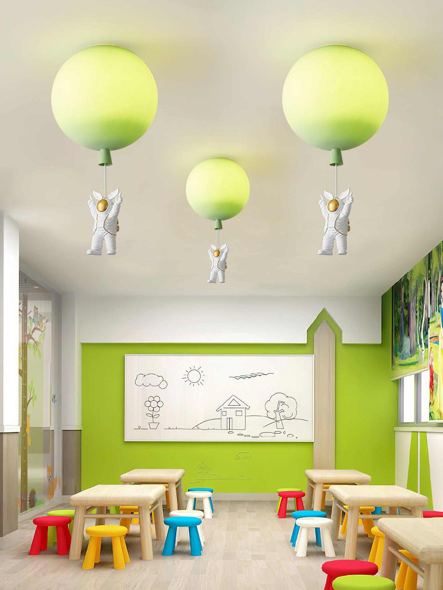 Frosted Balloon Style Ceiling Pendant Light