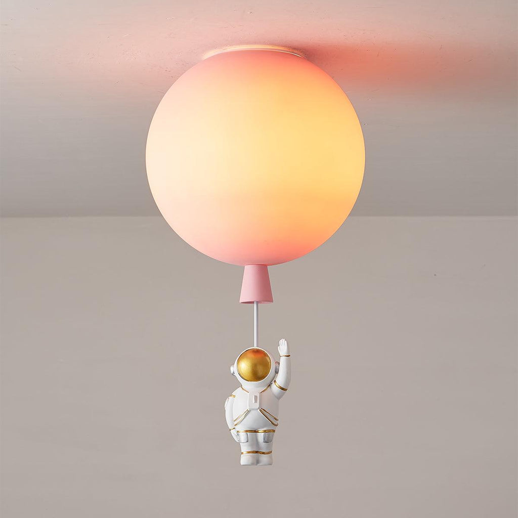 Frosted Balloon Style Ceiling Pendant Light