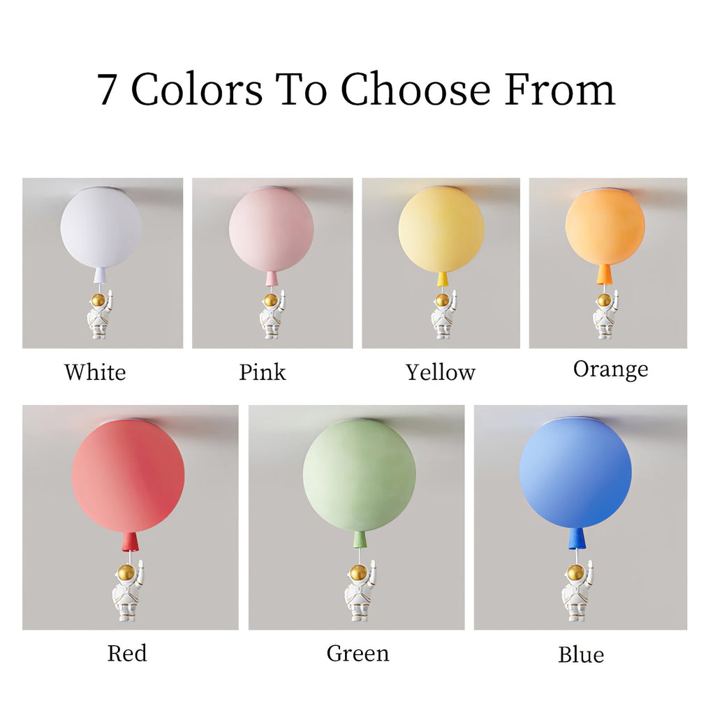 Frosted Balloon Style Ceiling Pendant Light