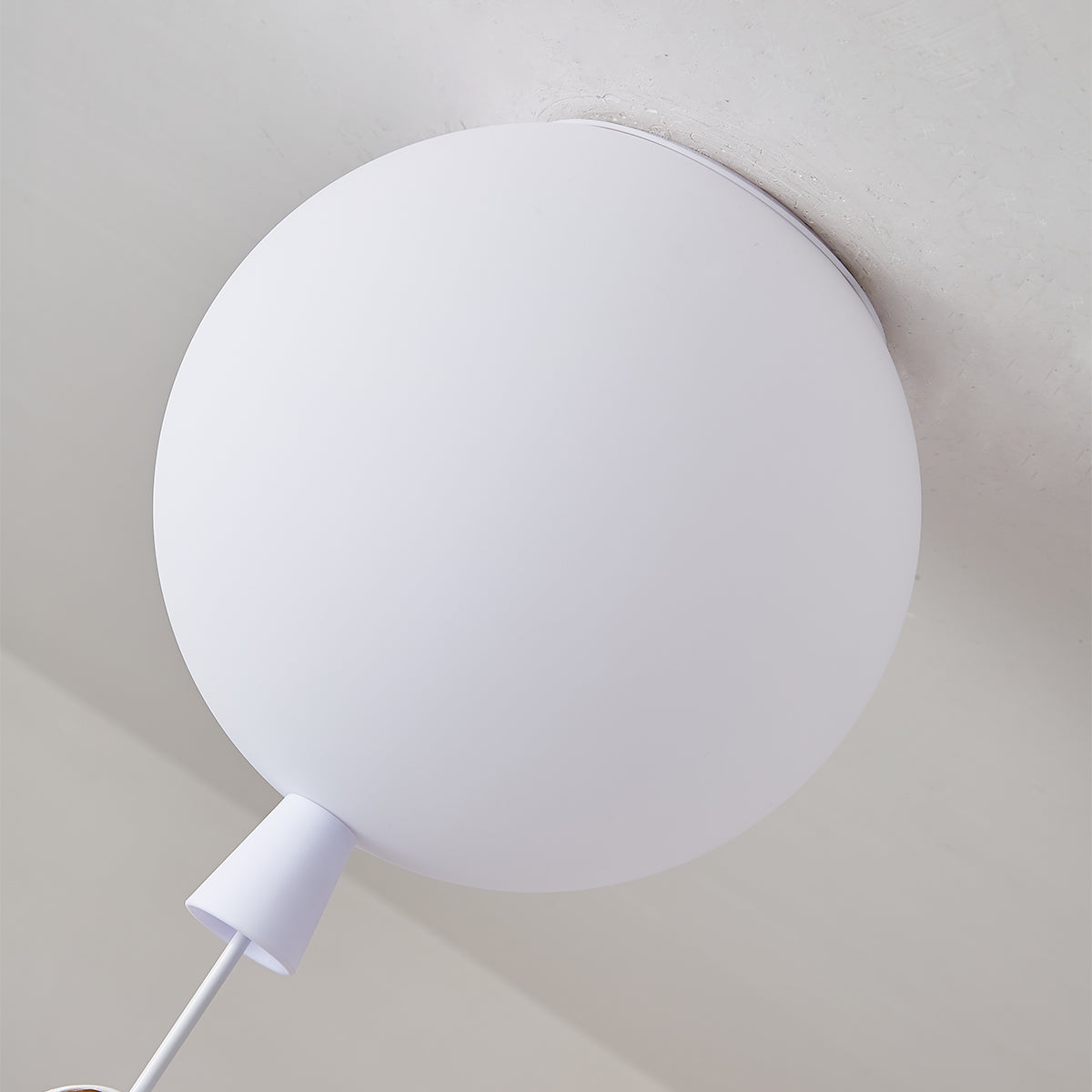 Frosted Balloon Style Ceiling Pendant Light