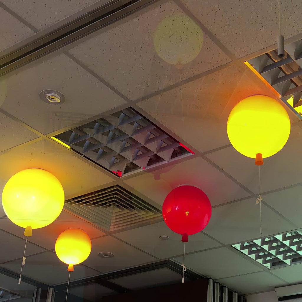 Frosted Balloon Style Ceiling Pendant Light