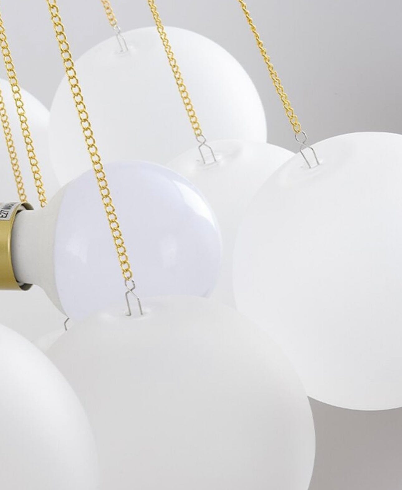 Lunera Frosted Globe Chandelier | Orntli