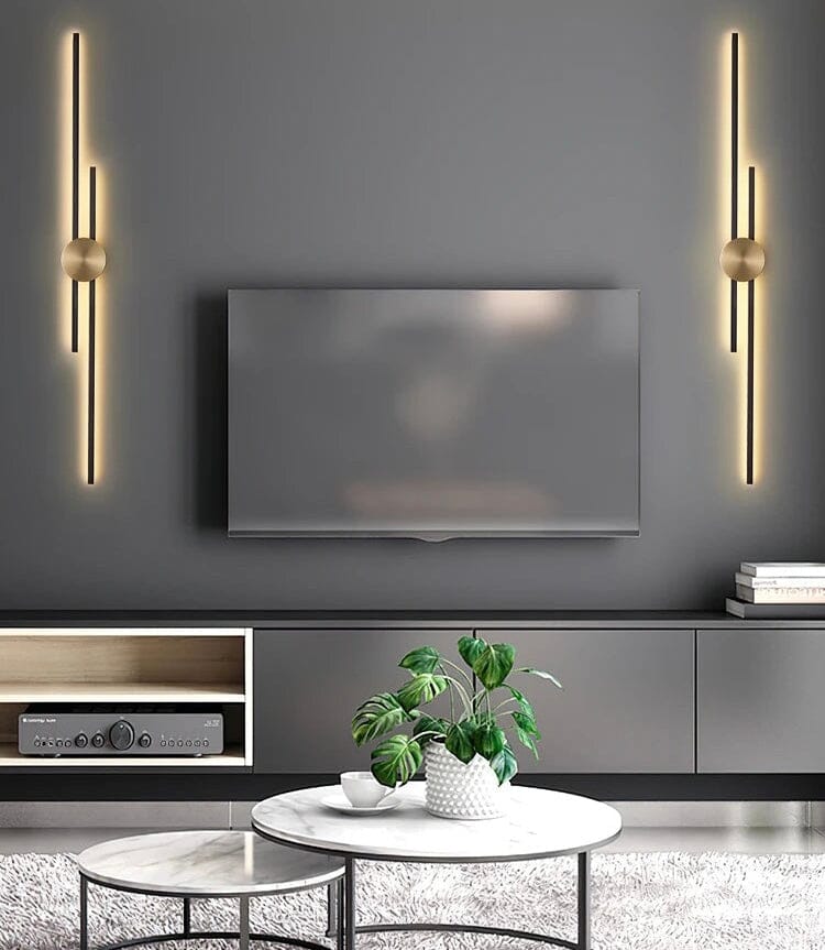 Bethnal minimalistické měděné nástěnné světlo