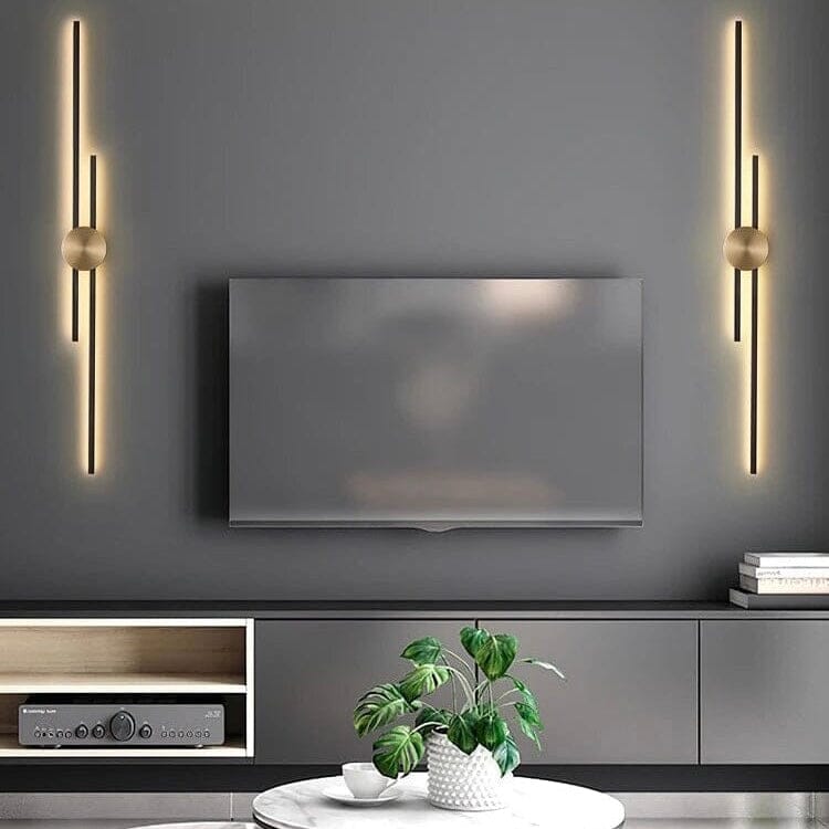 Bethnal minimalistické měděné nástěnné světlo