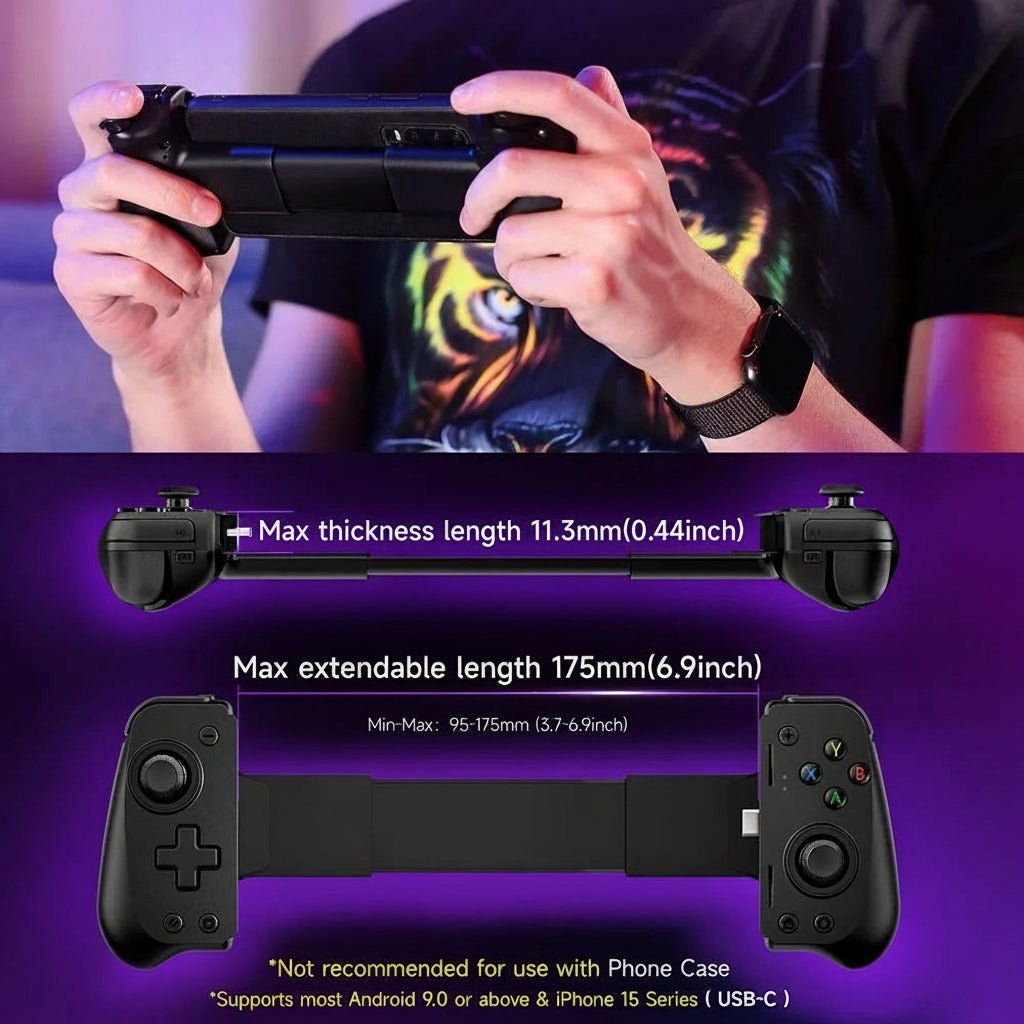 Manette multiplateforme Orion M10 avec gâchettes à capteurs Hall pour gamers