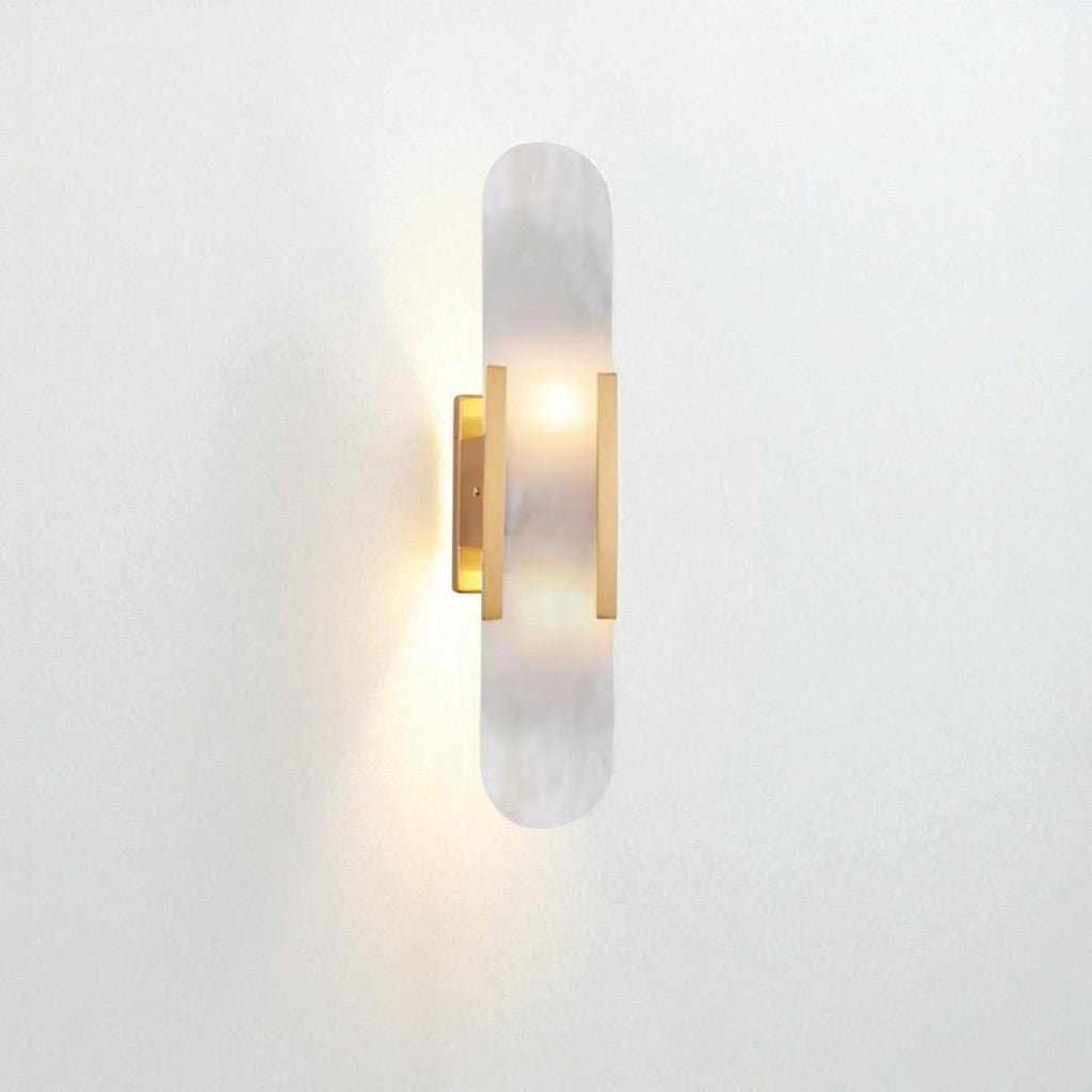 LumaNova elegant sort- og gylden LED-væglampe-sconce
