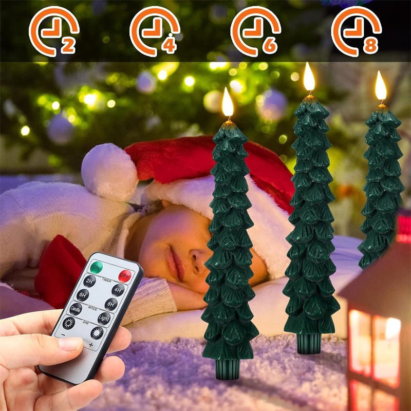 LumaCrest LED-Kerzenbaum mit Fernbedienung für Liebhaber zauberhafter Weihnachtsdekoration
