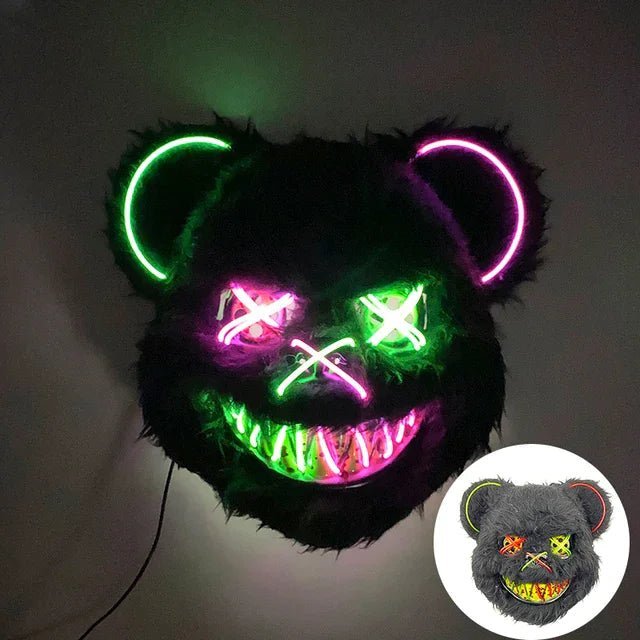 LumaPulse LED Purge Mask For Parties And Raves With Neon Lights