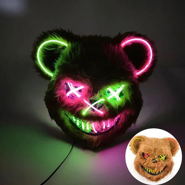 LumaPulse LED Purge Mask For Parties And Raves With Neon Lights