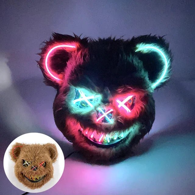 LumaPulse LED Purge Mask For Parties And Raves With Neon Lights