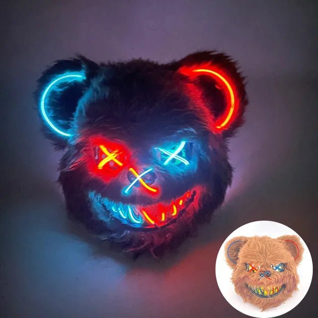 LumaPulse LED Purge Mask For Parties And Raves With Neon Lights