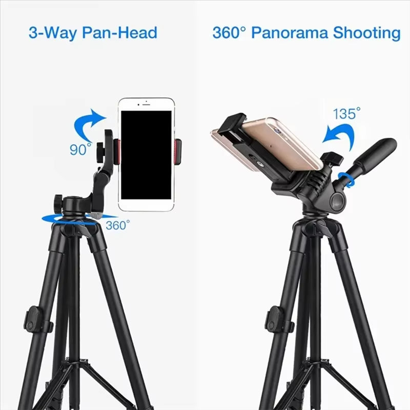 Treppiede Estensibile per Telefono con Telecomando Bluetooth e Bastone per Selfie Versatile e Supporto