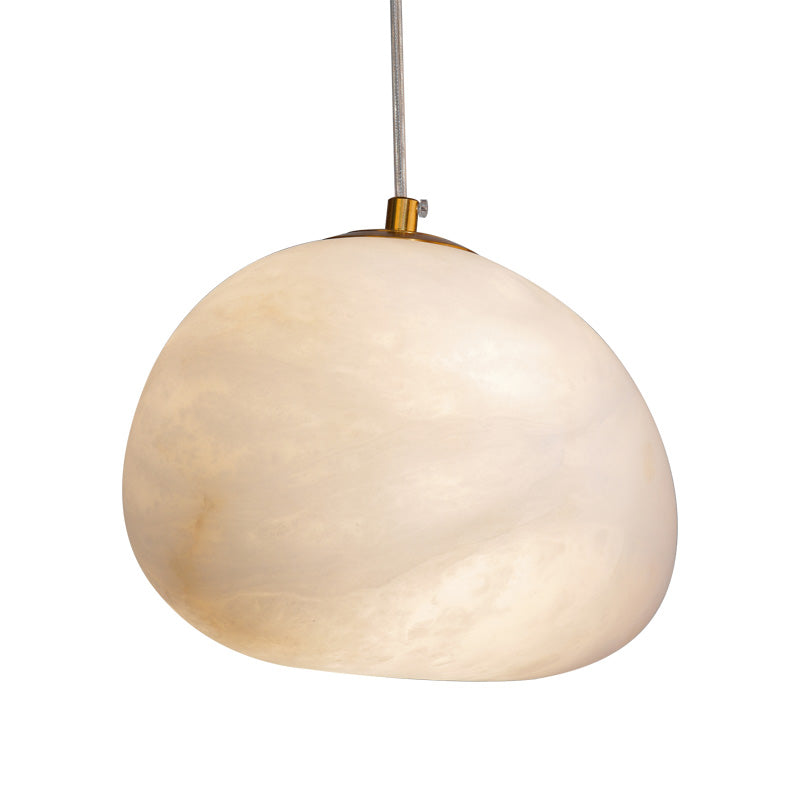 Lampada a sospensione Alabaster and Brass Goose
