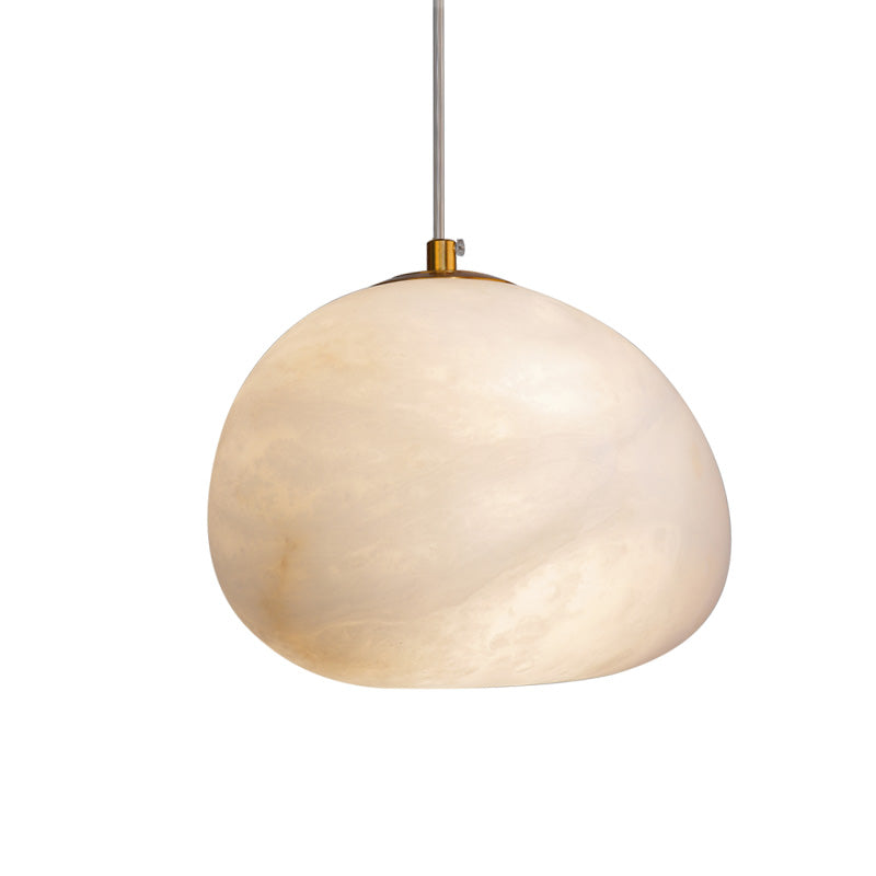 Lampada a sospensione Alabaster and Brass Goose