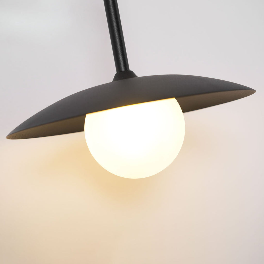 Gea Wandleuchte mit Schwenkarm und Stecksystem – geschwungenes Arm-Design, sanfte Beleuchtung