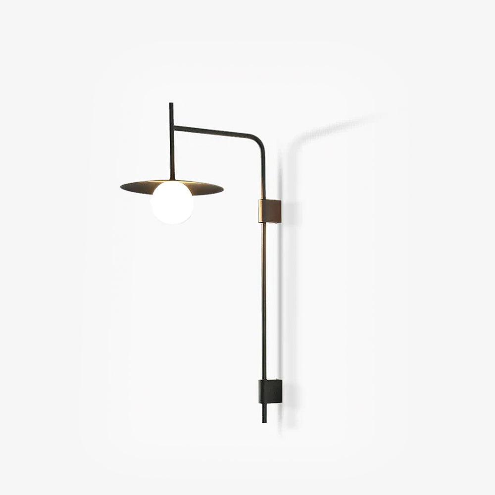 Gea Wandleuchte mit Schwenkarm und Stecksystem – geschwungenes Arm-Design, sanfte Beleuchtung