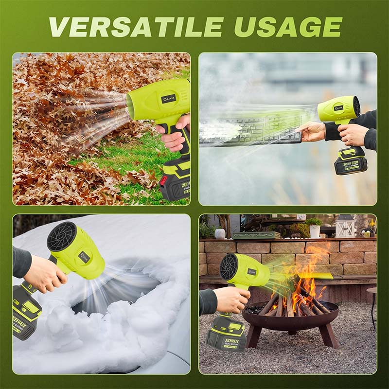 Cordless Air Duster & Mini Blower – 21V Rechargeable, 180,000 RPM, 2 Speeds