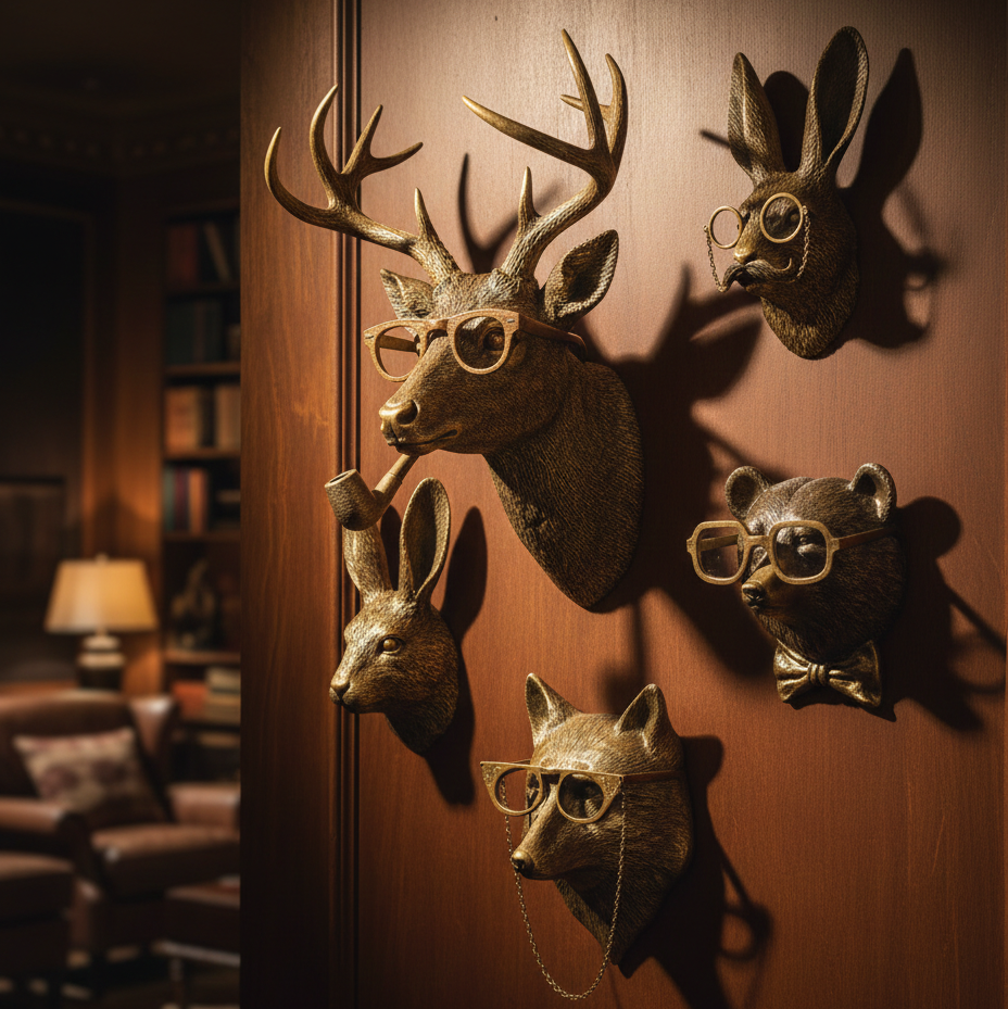 Timberline Frankie 鹿角壁挂装饰 适合乡村风格室内