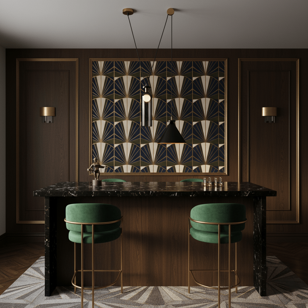 Moderne geometrische Pendelleuchte der Shape-Up-Serie