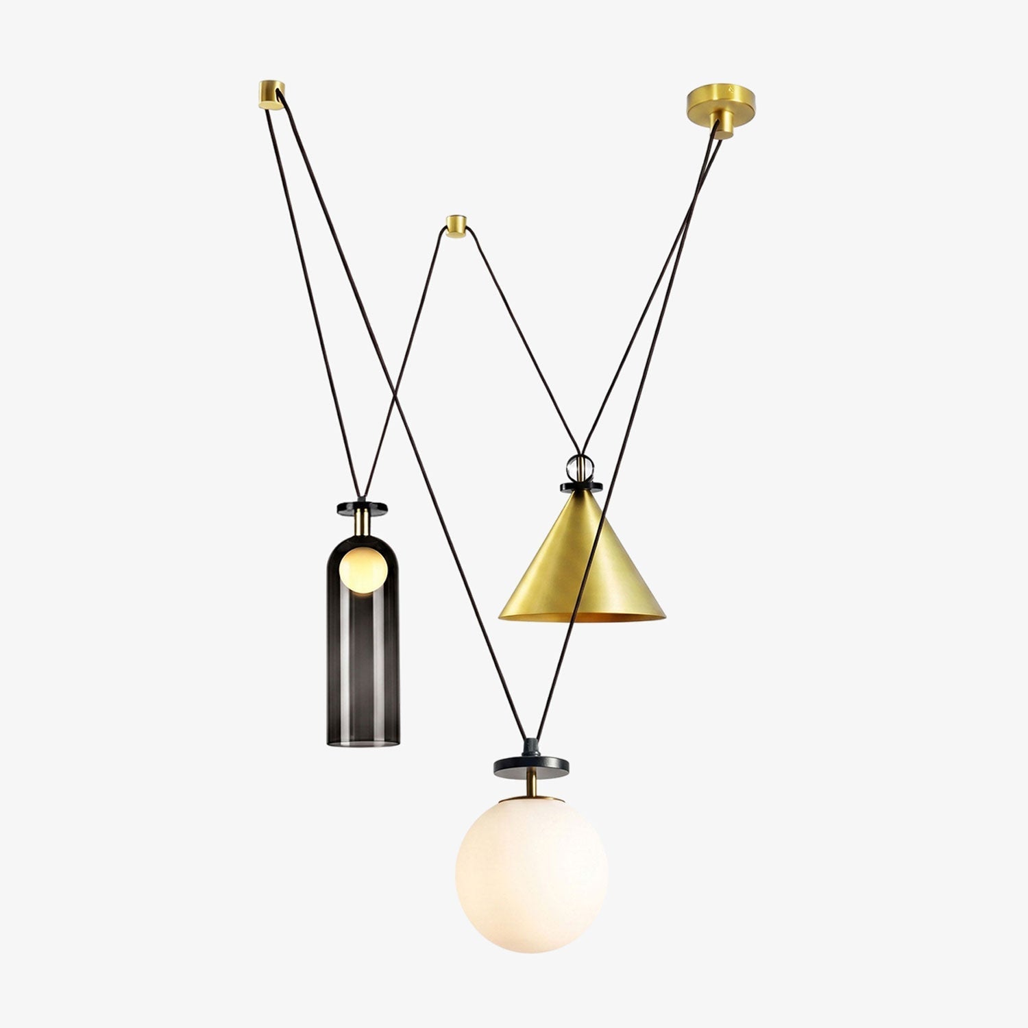 Geometric Shape Art Modern Chandelier - Vakkerlight