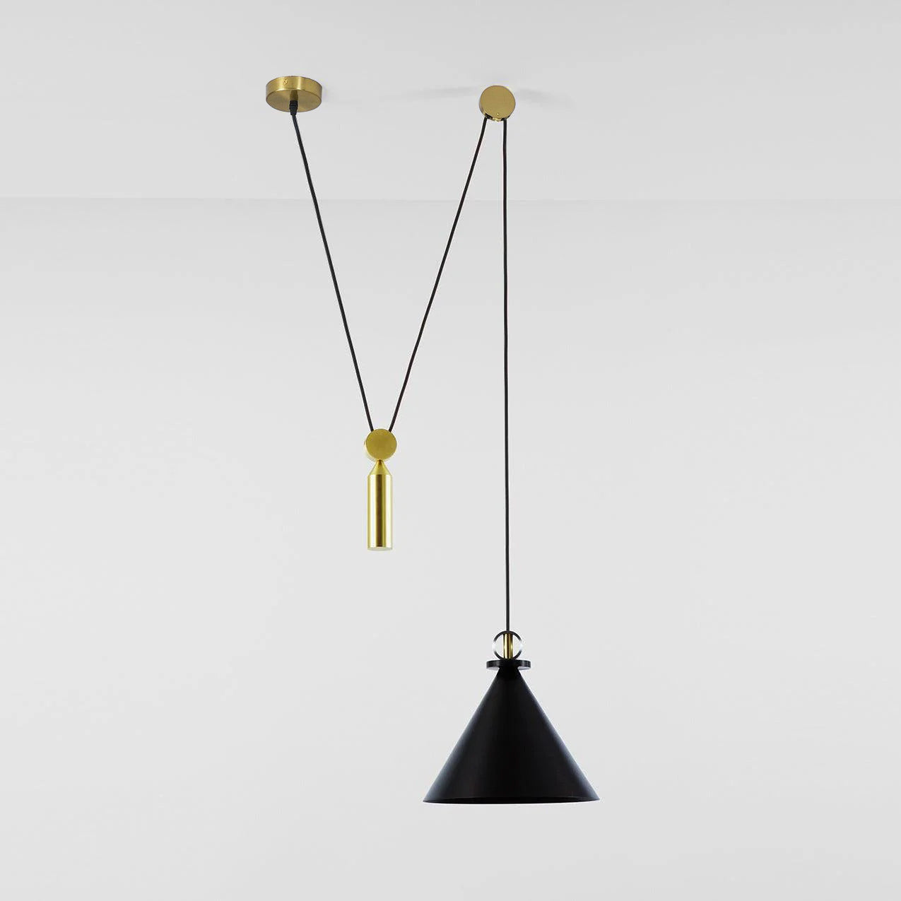 Moderne geometrische Pendelleuchte der Shape-Up-Serie