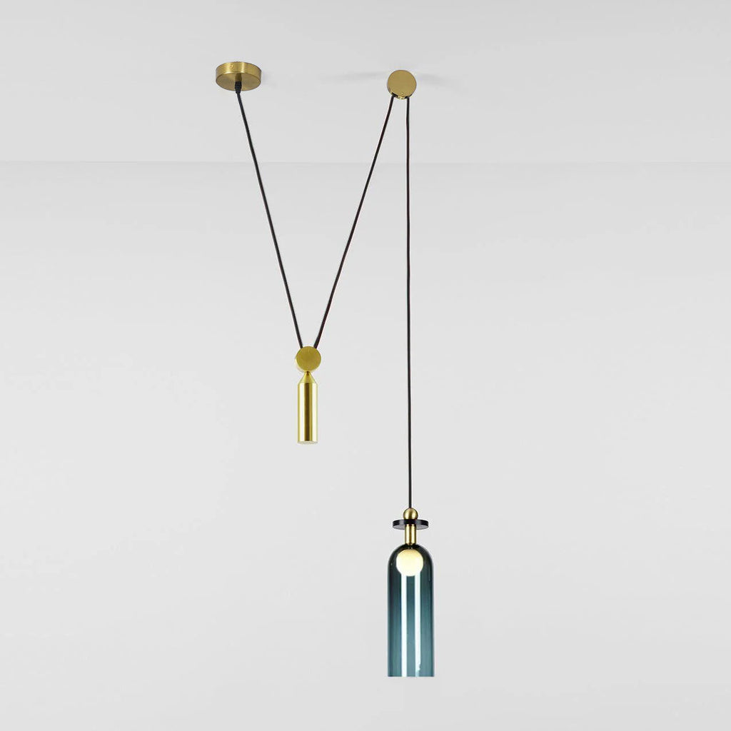 Moderne geometrische Pendelleuchte der Shape-Up-Serie