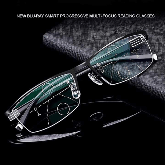 AstraVision Visionary Multifocal Glasses With Automatic Adjustment And Blue Filter