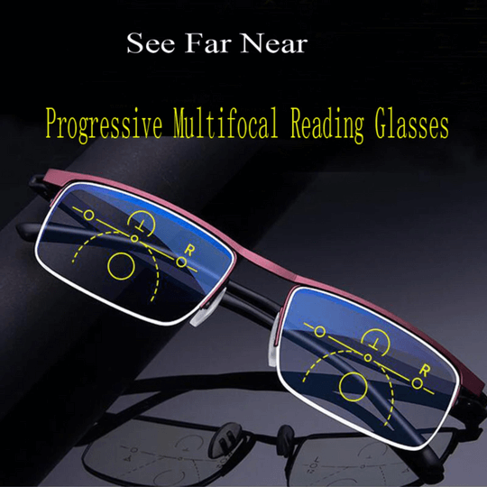 Lunettes progressives intelligentes allemandes pour une vision claire