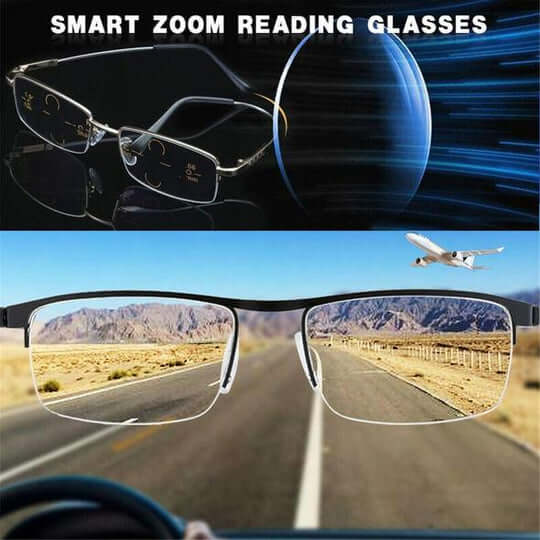 AstraVision Visionary Multifocal Glasses With Automatic Adjustment And Blue Filter