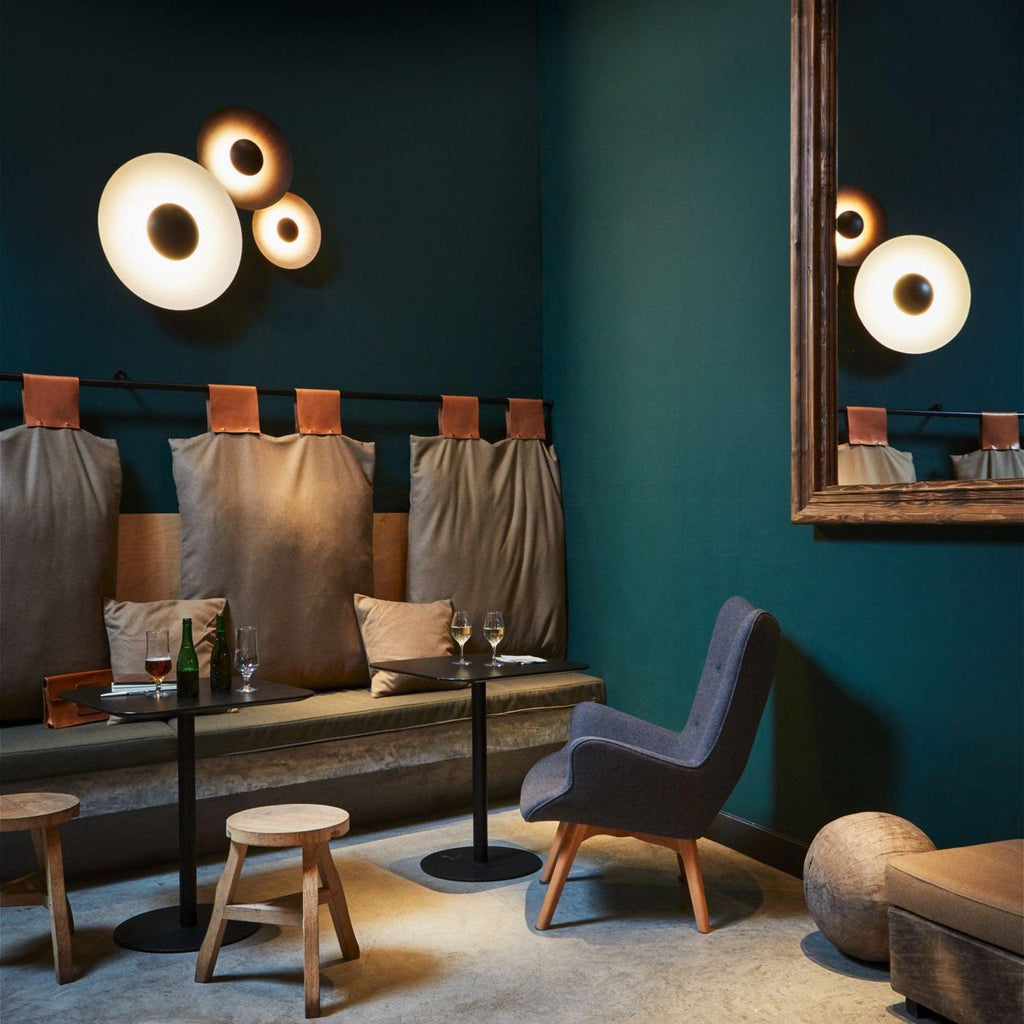 Nástěnné svítidlo Simplicity Glow — kruhové diskové svítidlo, přímé osvětlení bez oslnění