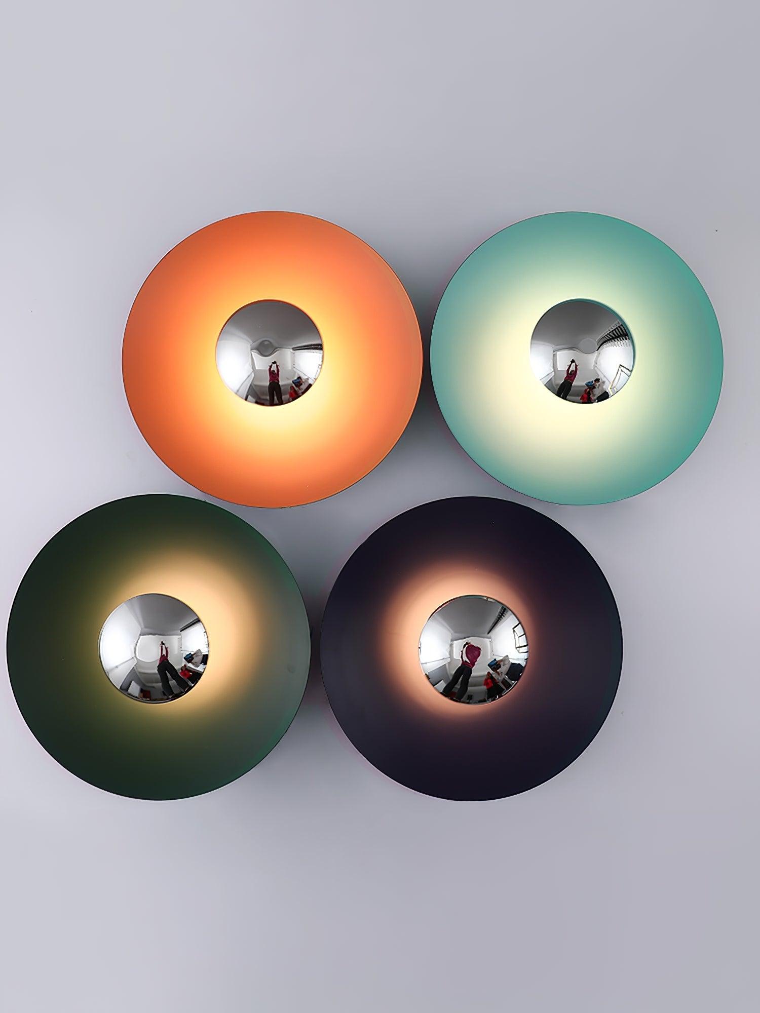 Nástěnné svítidlo Simplicity Glow — kruhové diskové svítidlo, přímé osvětlení bez oslnění