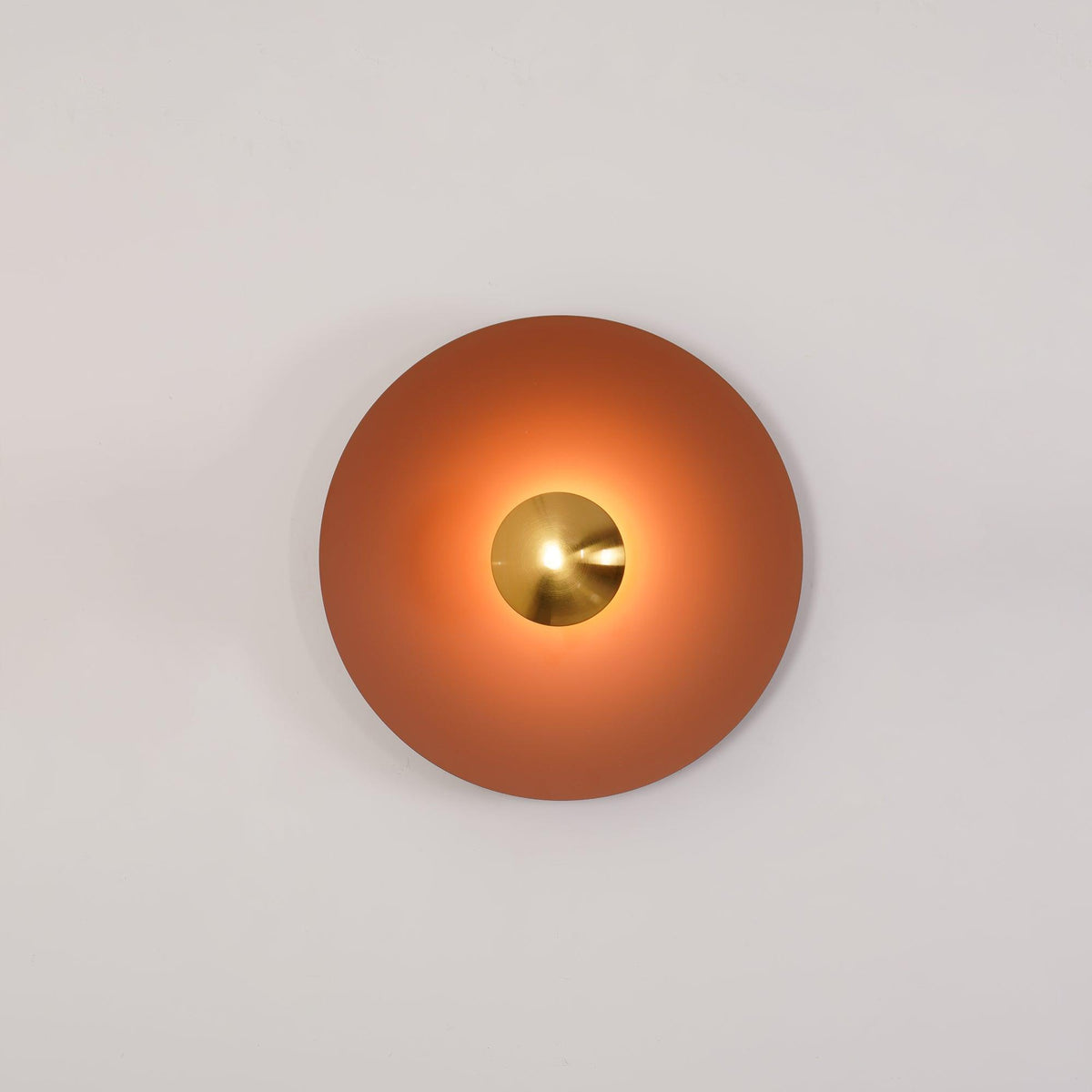 Nástěnné svítidlo Simplicity Glow — kruhové diskové svítidlo, přímé osvětlení bez oslnění
